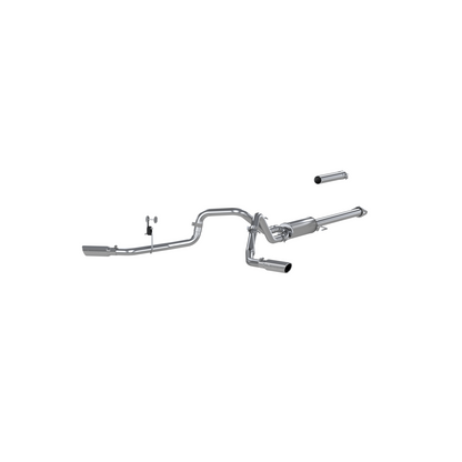 MBRP | 2.5 Inch Cat Back Exhaust System For 15-20 Ford F-150 2.7L/3.5L EcoBoost Dual Side Exit Aluminized Steel  | S5254AL