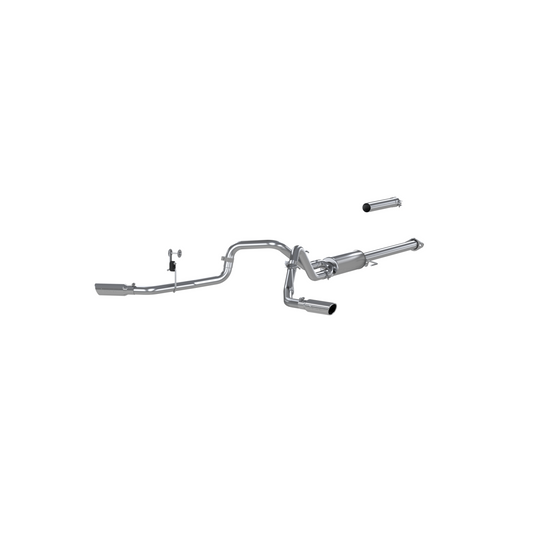 MBRP | 2.5 Inch Cat Back Exhaust System For 15-20 Ford F-150 2.7L/3.5L EcoBoost Dual Side Exit Aluminized Steel  | S5254AL