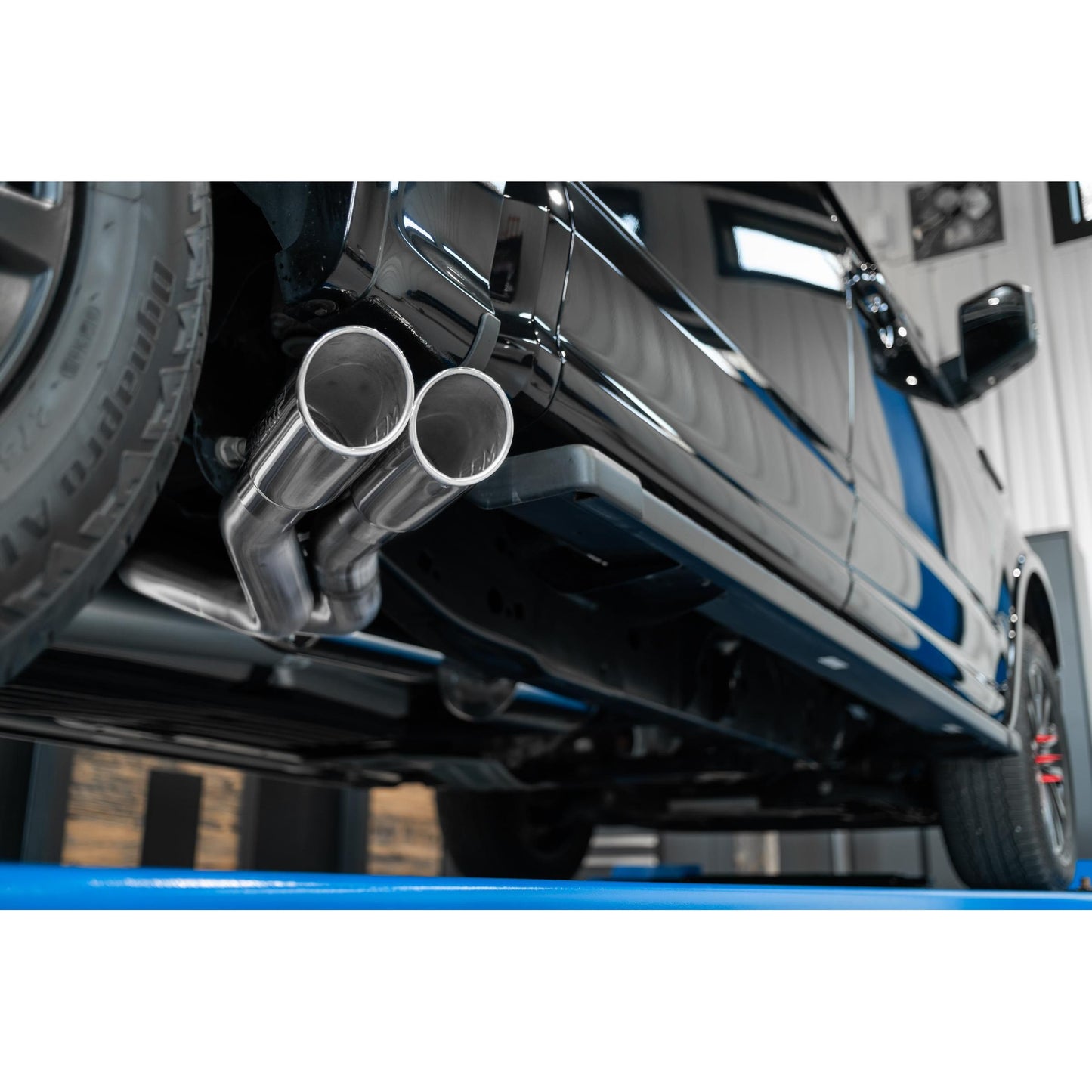 MBRP | 3 Inch Cat Back Exhaust System For 15-20 Ford F-150 Pre Axle Dual Outlet Aluminized Steel Street Version  | S5262AL