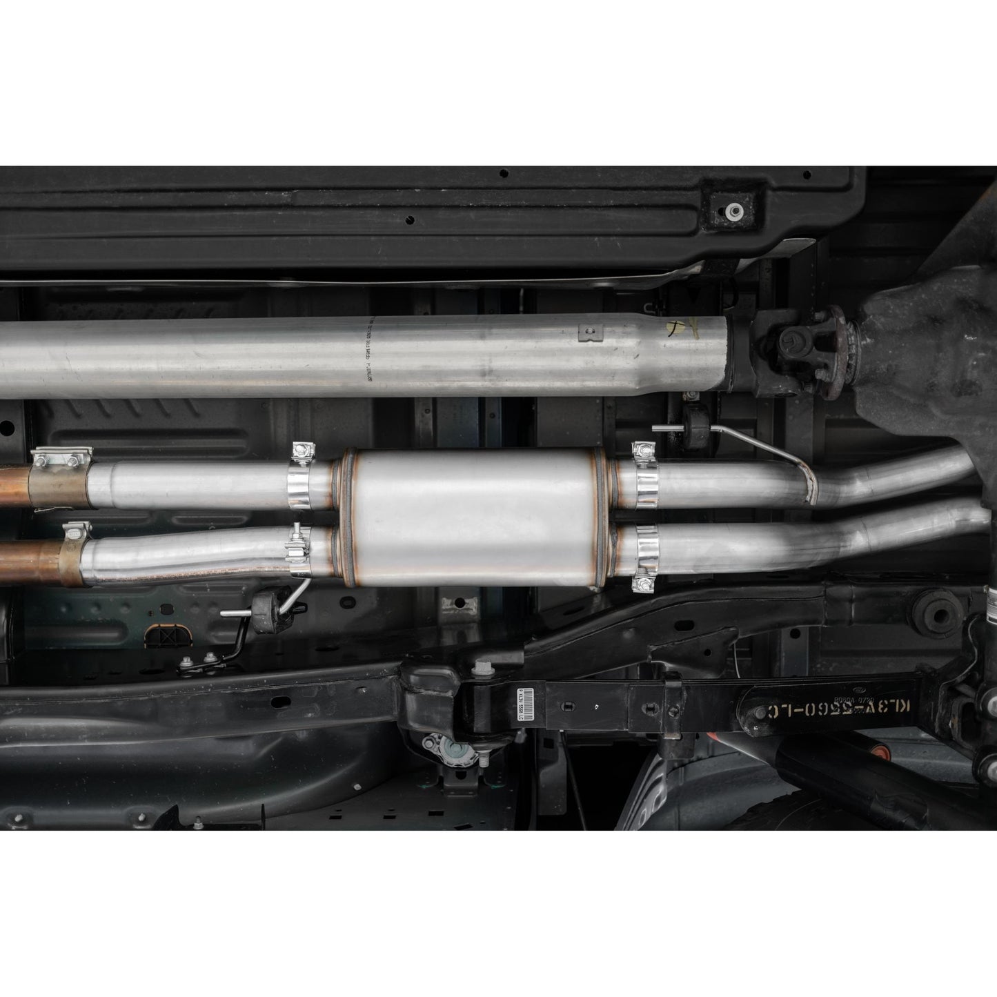 MBRP | 3 Inch Exhaust Resonator Back Dual Rear Exit T409 Stainless Steel For 17-20 Ford F-150 Raptor 3.5L EcoBoost  | S5264409