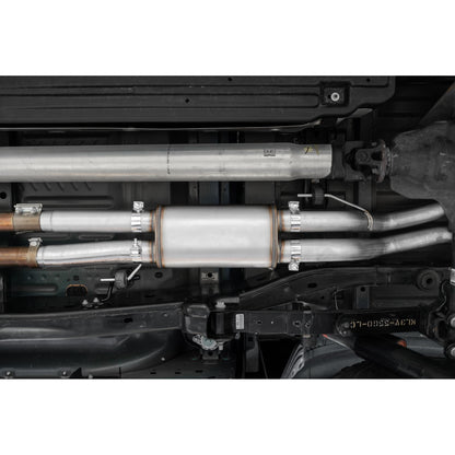 MBRP | 3 Inch Exhaust Resonator Back Dual Rear Exit T409 Stainless Steel For 17-20 Ford F-150 Raptor 3.5L EcoBoost  | S5264409