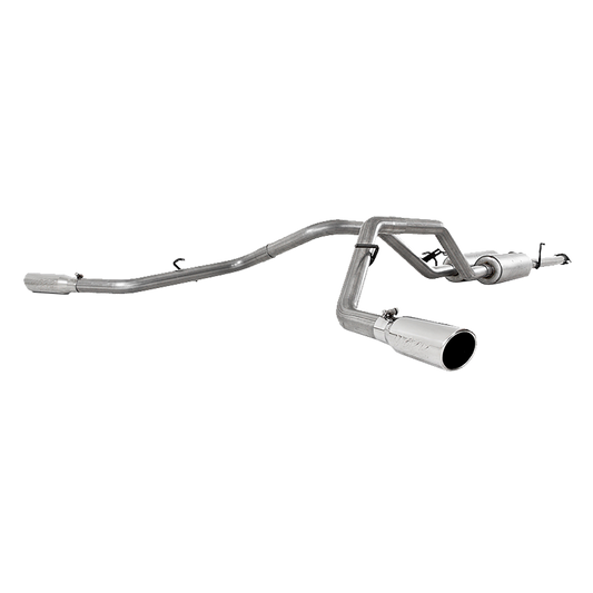 MBRP | Cat Back Exhaust System Dual Split Side T409 Stainless Steel For 09-21 Toyota Tundra  | S5316409