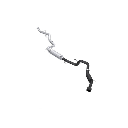 MBRP | 2024-Up Toyota Tacoma 2.4L Armor BLK 3 Inch Cat-Back Exhaust System with Black Tip  | S5323BLK