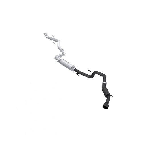 MBRP | 2024-Up Toyota Tacoma 2.4L Armor BLK 3 Inch Cat-Back Exhaust System with Black Tip  | S5323BLK