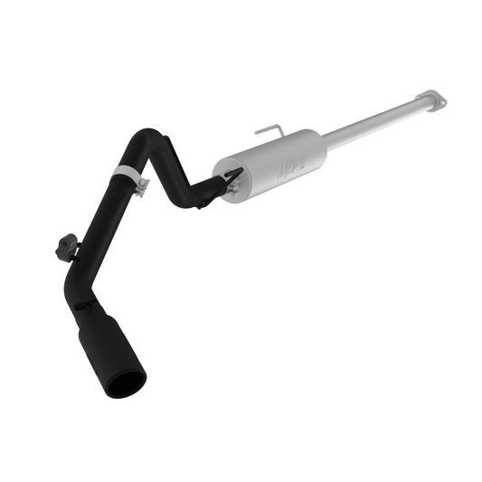 MBRP | Cat Back Exhaust System Single Side Black-Coated Aluminized Steel For 05-15 Toyota Tacoma 4.0L Extended Cab/Crew Cab  | S5326BLK