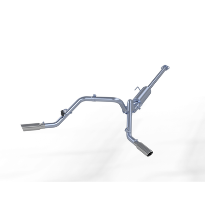 MBRP | Cat Back Exhaust System Dual Split Side Aluminized Steel For 05-15 Toyota Tacoma  | S5328AL