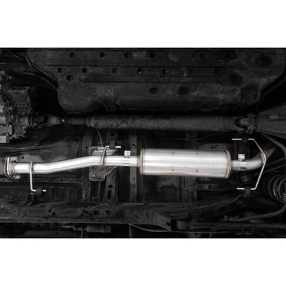 MBRP | 03-24 Toyota 4Runner 11-16 Toyota Land Cruiser Prado Armor Pro T304 Stainless Steel 2.5 Inch Cat-Back High Clearance Turn Down Single Rear Exit  Exhaust System | S5343304