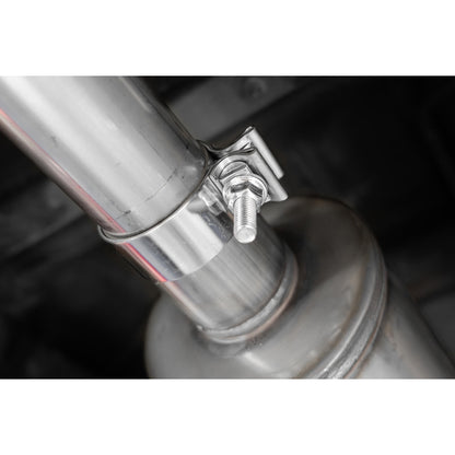 MBRP | 03-24 Toyota 4Runner 11-16 Toyota Land Cruiser Prado Armor Pro T304 Stainless Steel 2.5 Inch Cat-Back High Clearance Turn Down Single Rear Exit  Exhaust System | S5343304