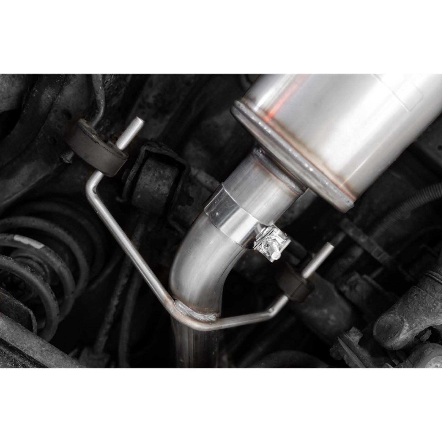 MBRP | 03-24 Toyota 4Runner 11-16 Toyota Land Cruiser Prado Armor Pro T304 Stainless Steel 2.5 Inch Cat-Back High Clearance Turn Down Single Rear Exit  Exhaust System | S5343304