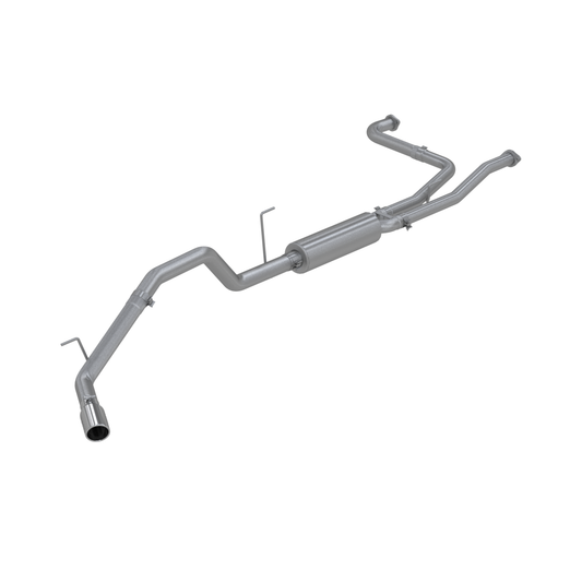 MBRP | Cat Back Exhaust System Single Side T409 Stainless Steel For 04-15 Nissan Titan 5.6L Extended/Crew Cab  | S5404409