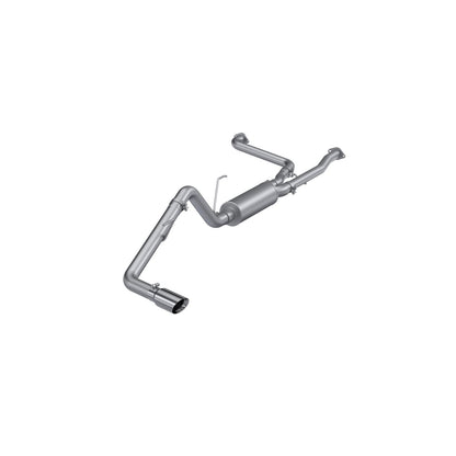 MBRP | 2022-Up Nissan Frontier 3.8L Aluminized Steel 2.5 Inch Cat-Back 3 Inch Single Rear Exit Armor Lite Series  | S5407AL
