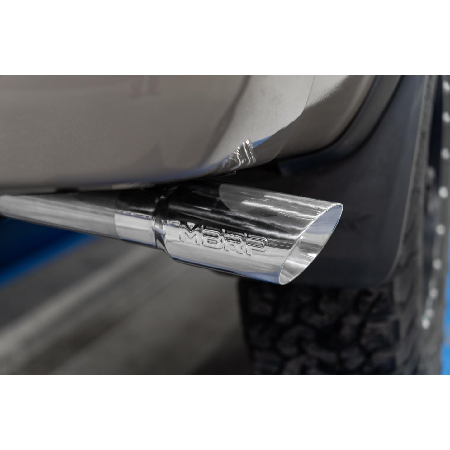 MBRP | 2022-Up Nissan Frontier 3.8L Aluminized Steel 2.5 Inch Cat-Back 3 Inch Single Rear Exit Armor Lite Series  | S5407AL