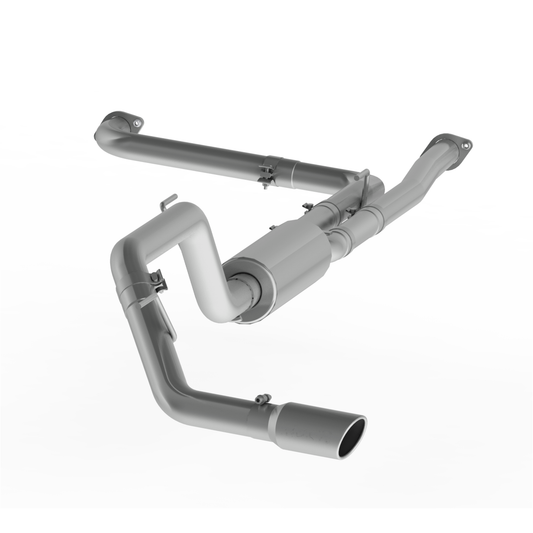 MBRP | 3 Inch Cat Back Exhaust System Single Side Aluminized Steel For 16-20 Nissan 5.6L Titan XD  | S5408AL