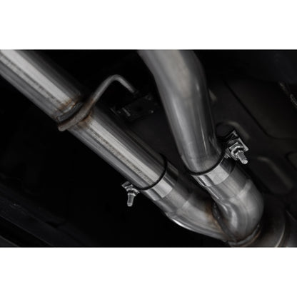 MBRP | 2022-Up Nissan Frontier 3.8L Turn Down Aluminized Steel 2.5 Inch Cat-Back 3 Inch Single High Clearance Rear Exit Armor Lite Series  | S5409AL