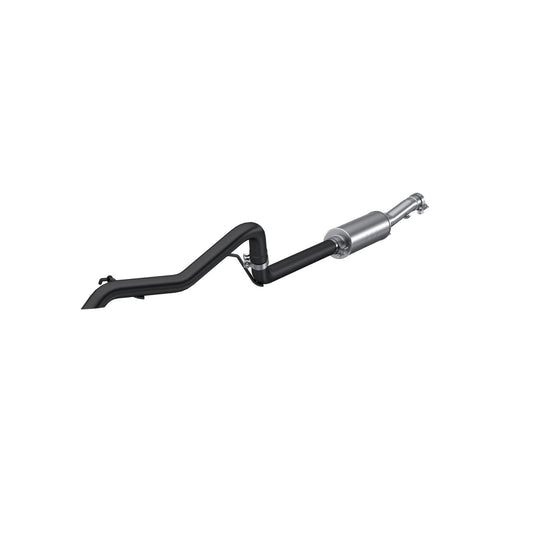 MBRP | Cat Back Exhaust System Single Rear Exit Off Road Black For 12-18 Jeep Wrangler/Rubicon JK 3.6L V6 2/4 Door  | S5530BLK