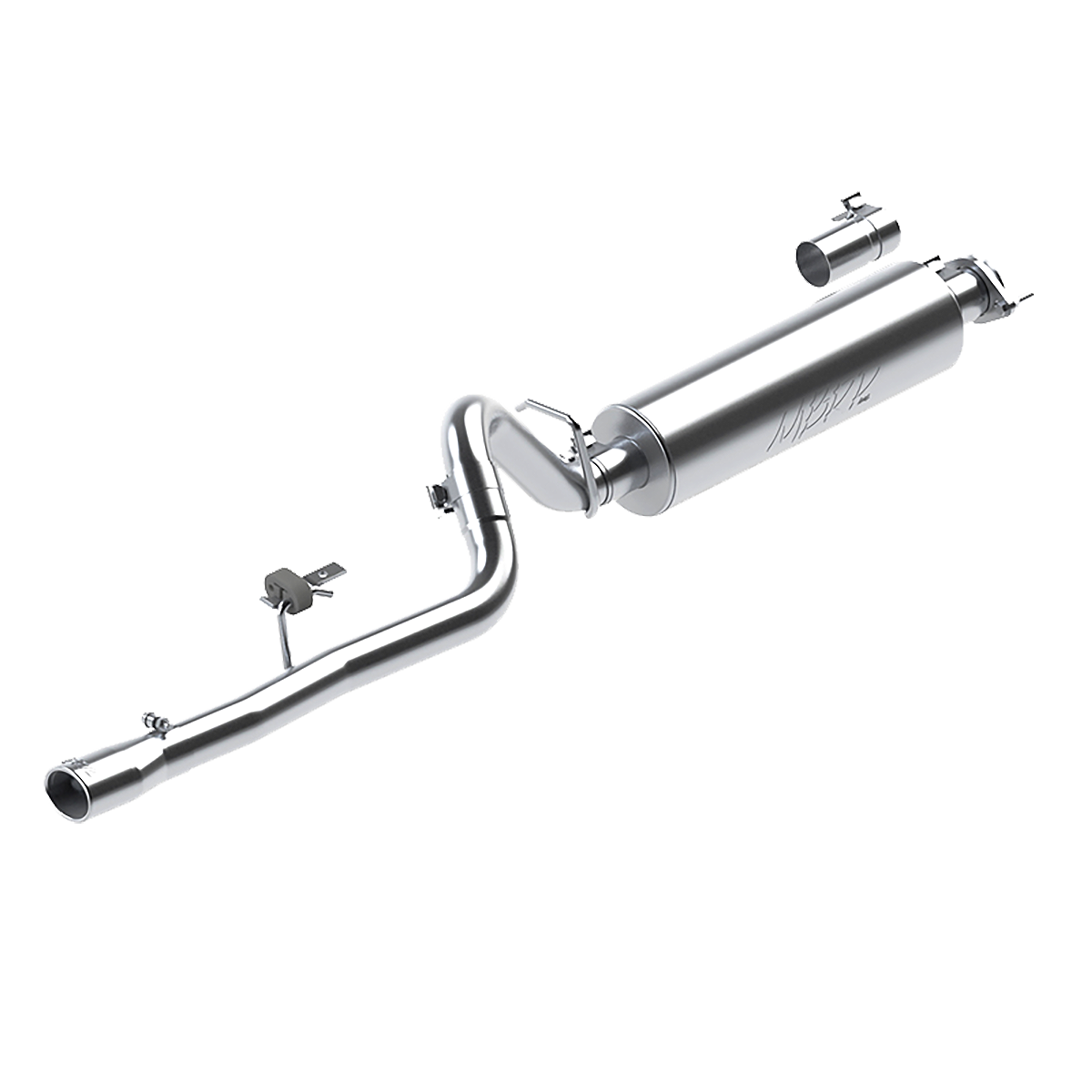 MBRP | 2.5 Inch Cat Back Exhaust System Single For 86-00 Cherokee 2.5L 87-01 Cherokee 4.0L Aluminized Steel  | S5534AL