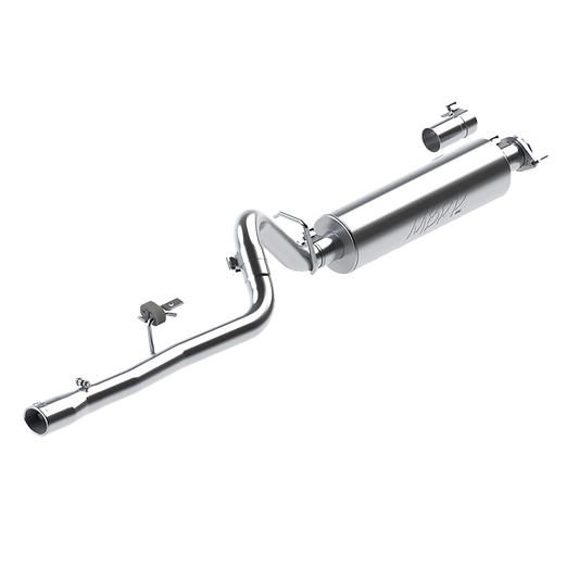 MBRP | 2.5 Inch Cat Back Exhaust System Single For 86-00 Cherokee 2.5L 87-01 Cherokee 4.0L Aluminized Steel  | S5534AL