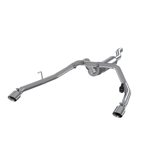 MBRP | Jeep 2.5 Inch Cat Back Exhaust System Dual Rear Exit Armor Lite Series For 20-Up Jeep Gladiator 3.6L  | S5538AL