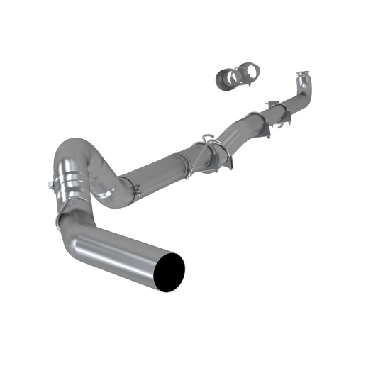 MBRP | 5 Inch Single Side Aluminized Steel -No Muffler For 01-07 Silverado/Sierra 2500/3500 Duramax Classic Extended/Crew Cab  | S60200PLM