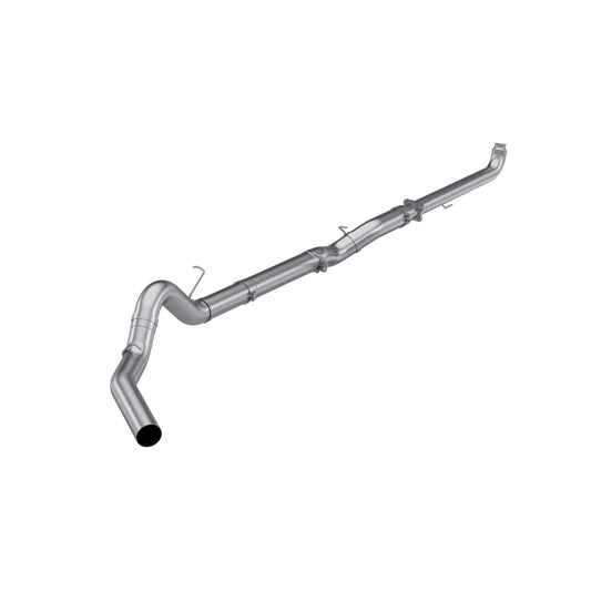 MBRP | T409 Stainless Steel 5 Inch Downpipe Back Single Side Exit No Muffler 01-04 Silverado/Sierra 2500/3500 6.6L Duramax EC/CC  | S60210SLM