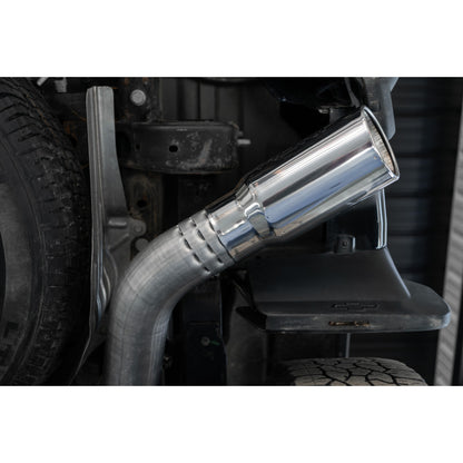 MBRP | 20-Up Silverado/Sierra 2500/3500 T304 Stainless Steel 4 Inch Filter Back Single Side Exit Exhaust System  | S6059304