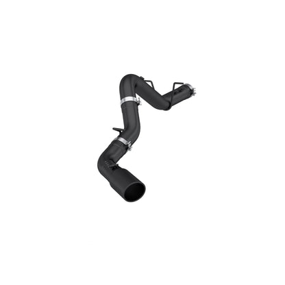 MBRP | 20-Up Silverado/Sierra 2500/3500 Armor BLK Black Coated Aluminized Steel 4 Inch Filter Back Single Side Exit Exhaust System  | S6059BLK