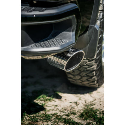 MBRP | 2020-2023 Chevrolet/GMC 2500/3500 HD 6.6L Duramax EC/CC Armor Lite Aluminized Steel 5 Inch Filter Back Single Side Exit  | S60610AL