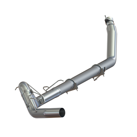 MBRP | Dodge 4 Inch Turbo Back Single Side No Muffler, Armor Lite For 98-02 Dodge Ram 2500/3500 Cummins  | S6100PLM