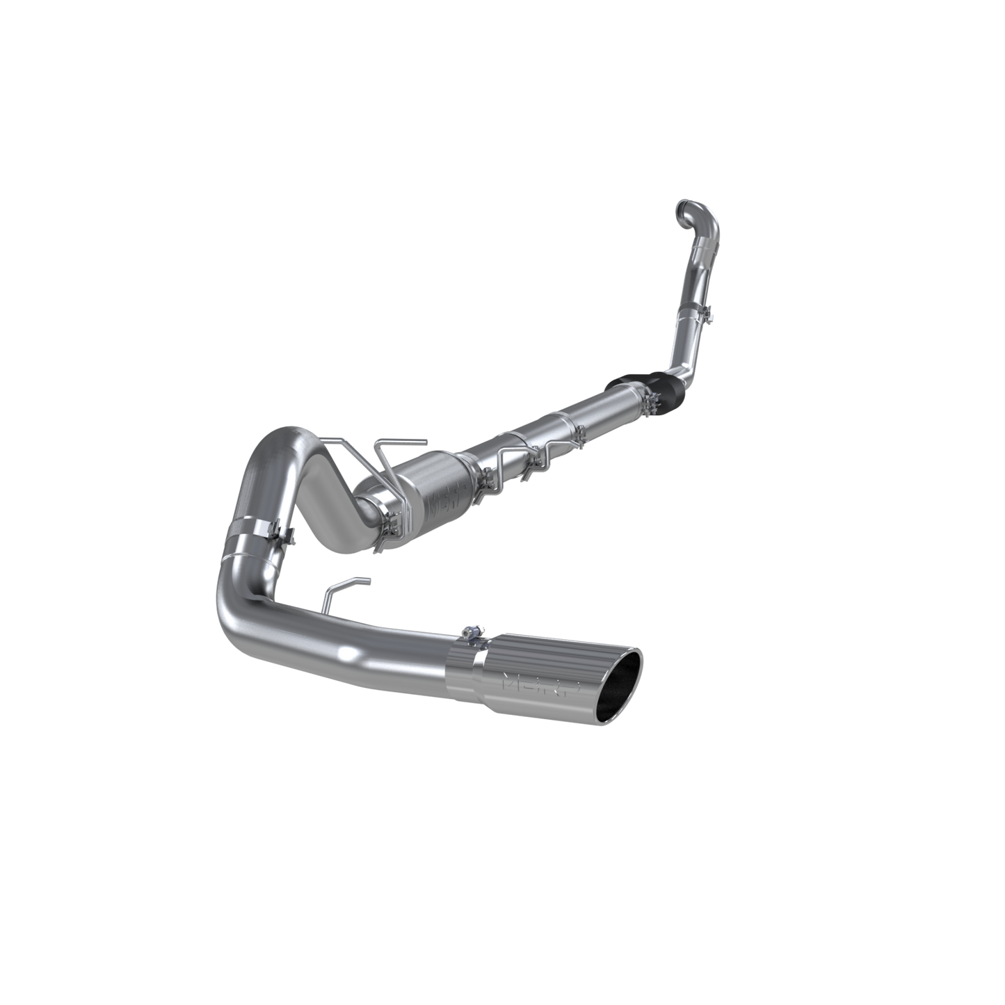 MBRP | 4 Inch Turbo Back Single Side Exit T409 Stainless Steel For 94-97 Ford F-250/350 7.3L Powerstroke  | S6218409