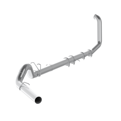 MBRP | 5 Inch Turbo Back Off Road Single No Muffler Aluminized Steel For 99-03 Ford F-250/350 7.3L  | S62220PLM