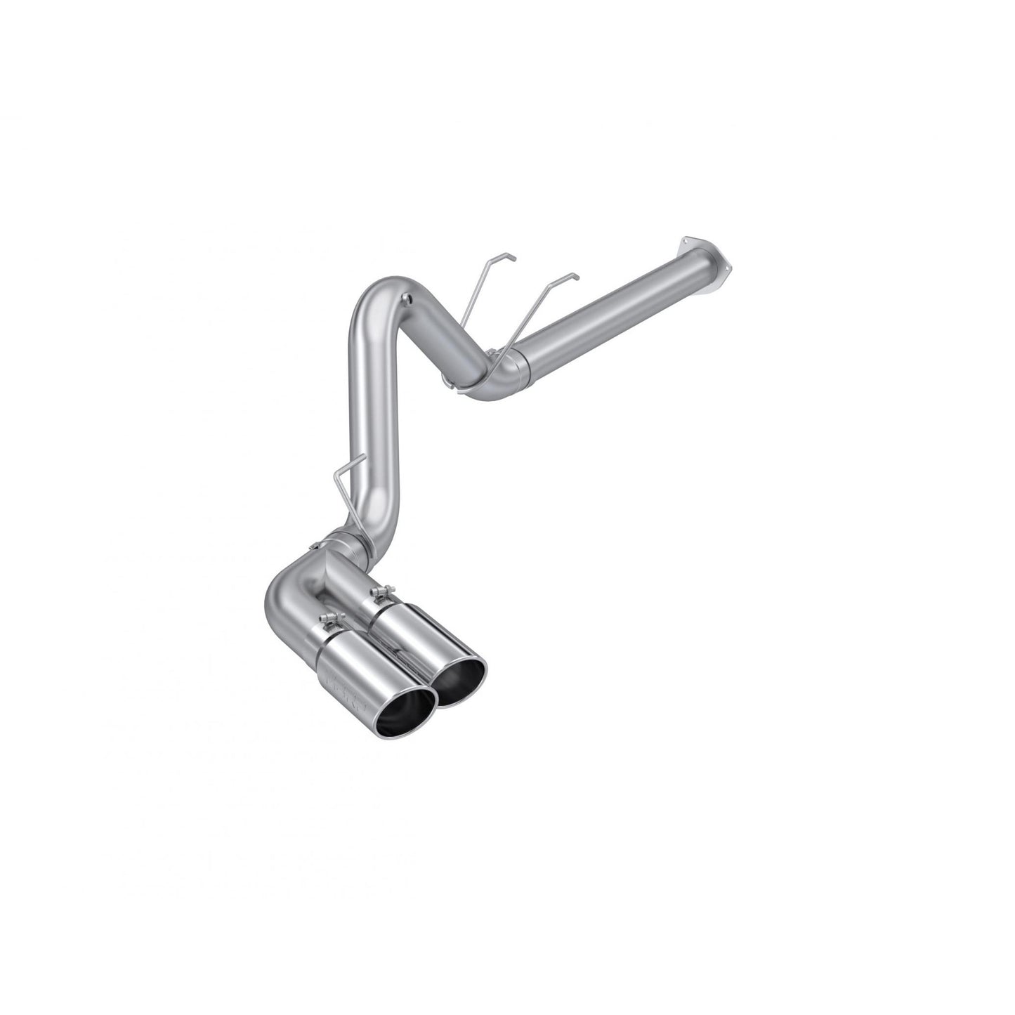 MBRP | 4 Inch Filter Back Single Side Dual Exit T409 Stainless Steel For 17-Up Ford F-250/350/450 6.7L  | S6290409
