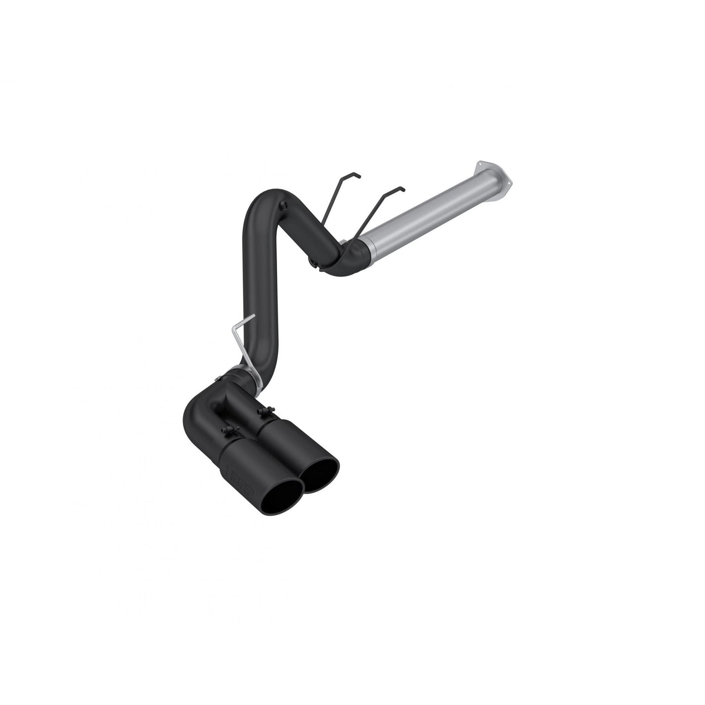 MBRP | 17-Up Ford F-250/350/450 6.7L 4 Inch Filter Back Single Side Dual Exit, Armor Plus T409 Stainless Steel,  | S6290BLK