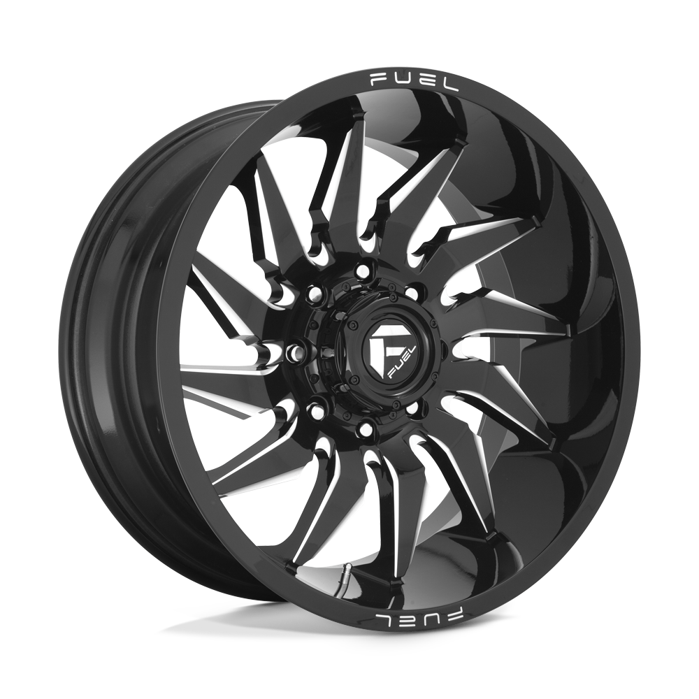 Fuel 1PC D744 SABER GLOSS BLACK MILLED