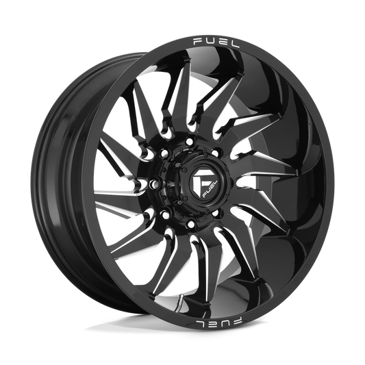 Fuel 1PC D744 SABER GLOSS BLACK MILLED