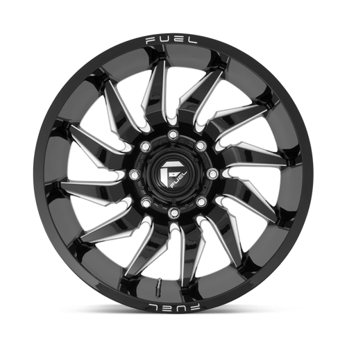 Fuel 1PC D744 SABER GLOSS BLACK MILLED