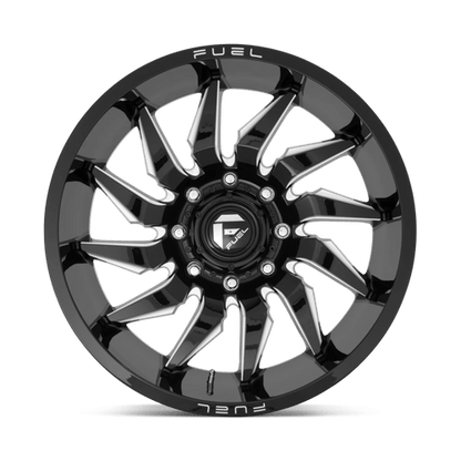 Fuel 1PC D744 SABER GLOSS BLACK MILLED