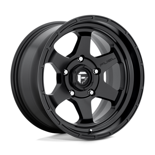 Fuel 1PC D664 SHOK MATTE BLACK