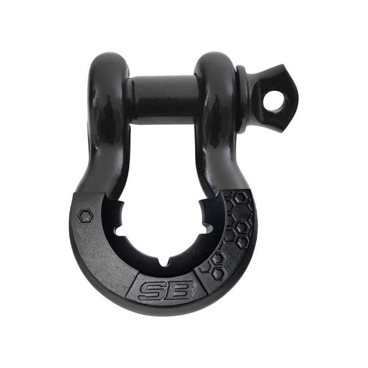 Smittybilt 3/4-inch D-Ring Shackle with Isolator (Black) – 23047B