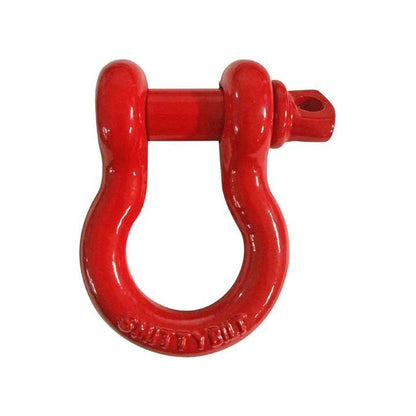 Smittybilt 3/4-inch D-Ring Shackle with Isolator (Red) – 23047R