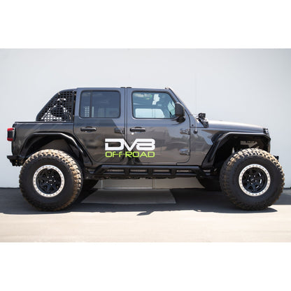 DV8 Off-Road 2018-2024 Jeep Wrangler JL | FS-15 Series 4-Door Rock Sliders C3| SRJL-07