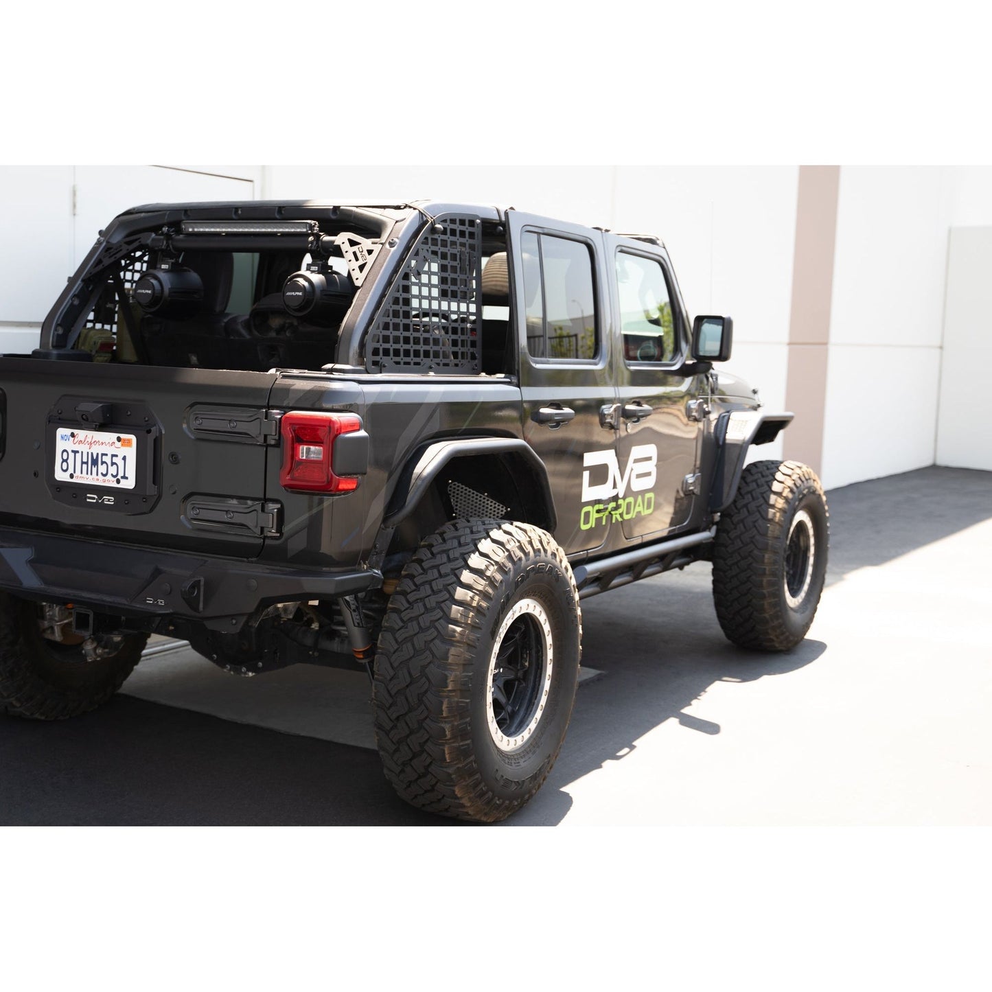 DV8 Off-Road 2018-2024 Jeep Wrangler JL | FS-15 Series 4-Door Rock Sliders C3| SRJL-07