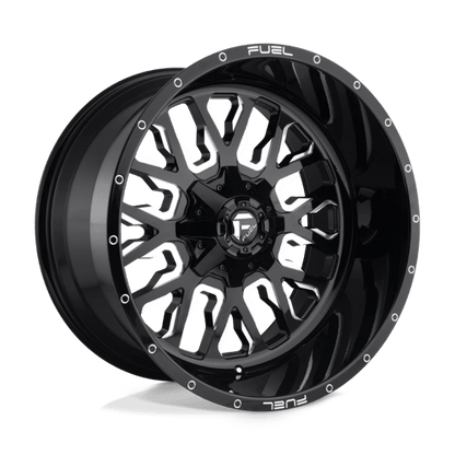 Fuel 1PC D611 STROKE GLOSS BLACK MILLED