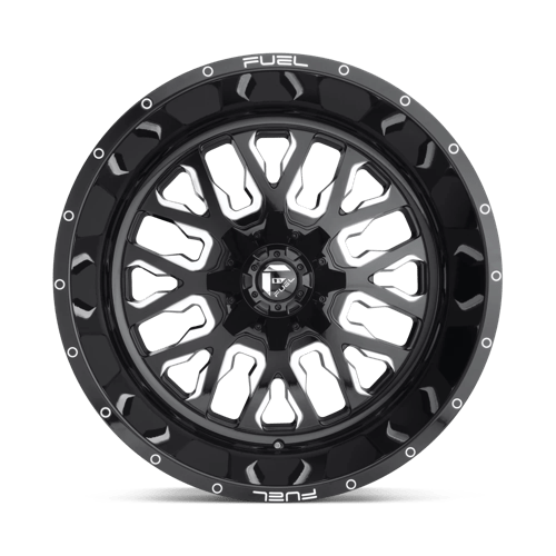 Fuel 1PC D611 STROKE GLOSS BLACK MILLED