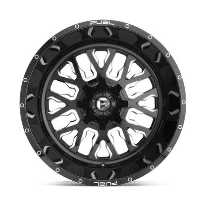 Fuel 1PC D611 STROKE GLOSS BLACK MILLED