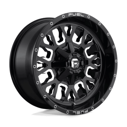 Fuel 1PC D611 STROKE GLOSS BLACK MILLED