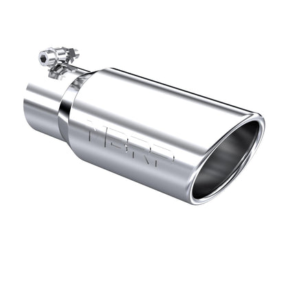 MBRP | Universal 4 Inch Angled Cut Rolled End  Armor Pro Series Exhaust Tip  | T5155