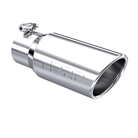 MBRP | Universal 4 Inch Angled Cut Rolled End  Armor Pro Series Exhaust Tip  | T5155