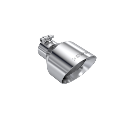 MBRP | Universal Mirror Polished Tip, 2.5-Inch ID, 5-Inch OD Angle Cut Dual Wall  | T5203