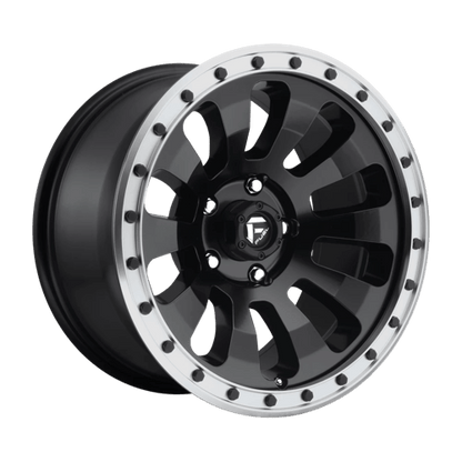 Fuel 1PC D629 TACTIC MATTE BLACK MACHINED RING