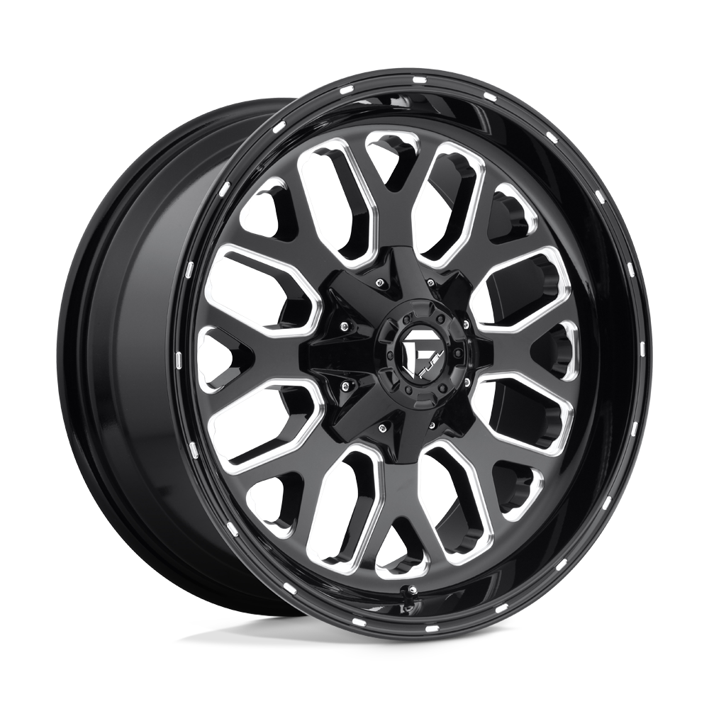 Fuel 1PC D588 TITAN GLOSS BLACK MILLED